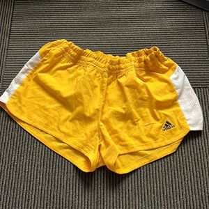 Adidas Yellow Athletic Shorts